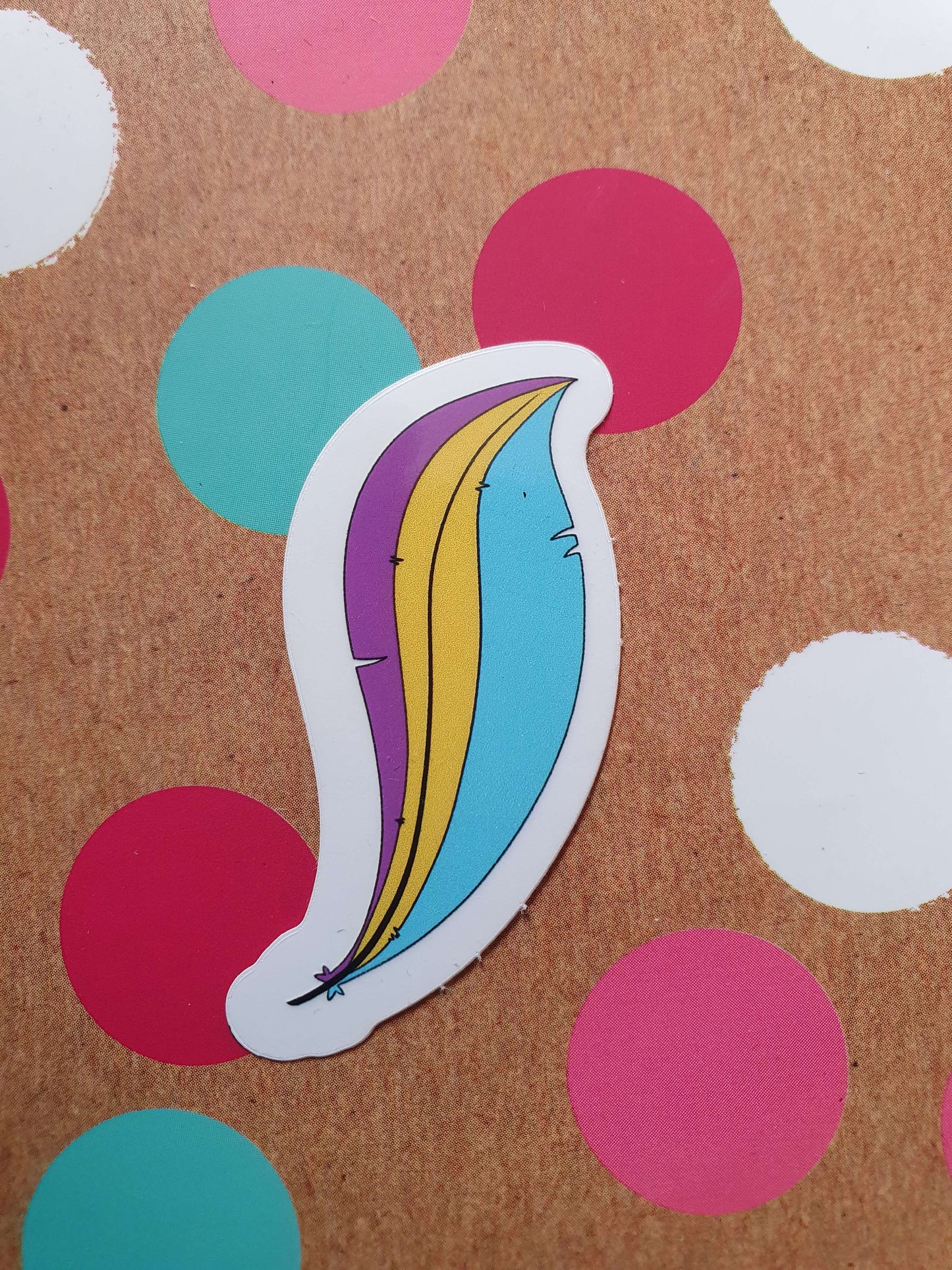 Pride Feather Stickers