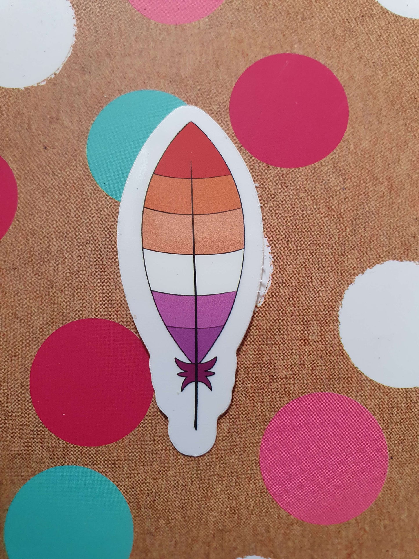 Pride Feather Stickers