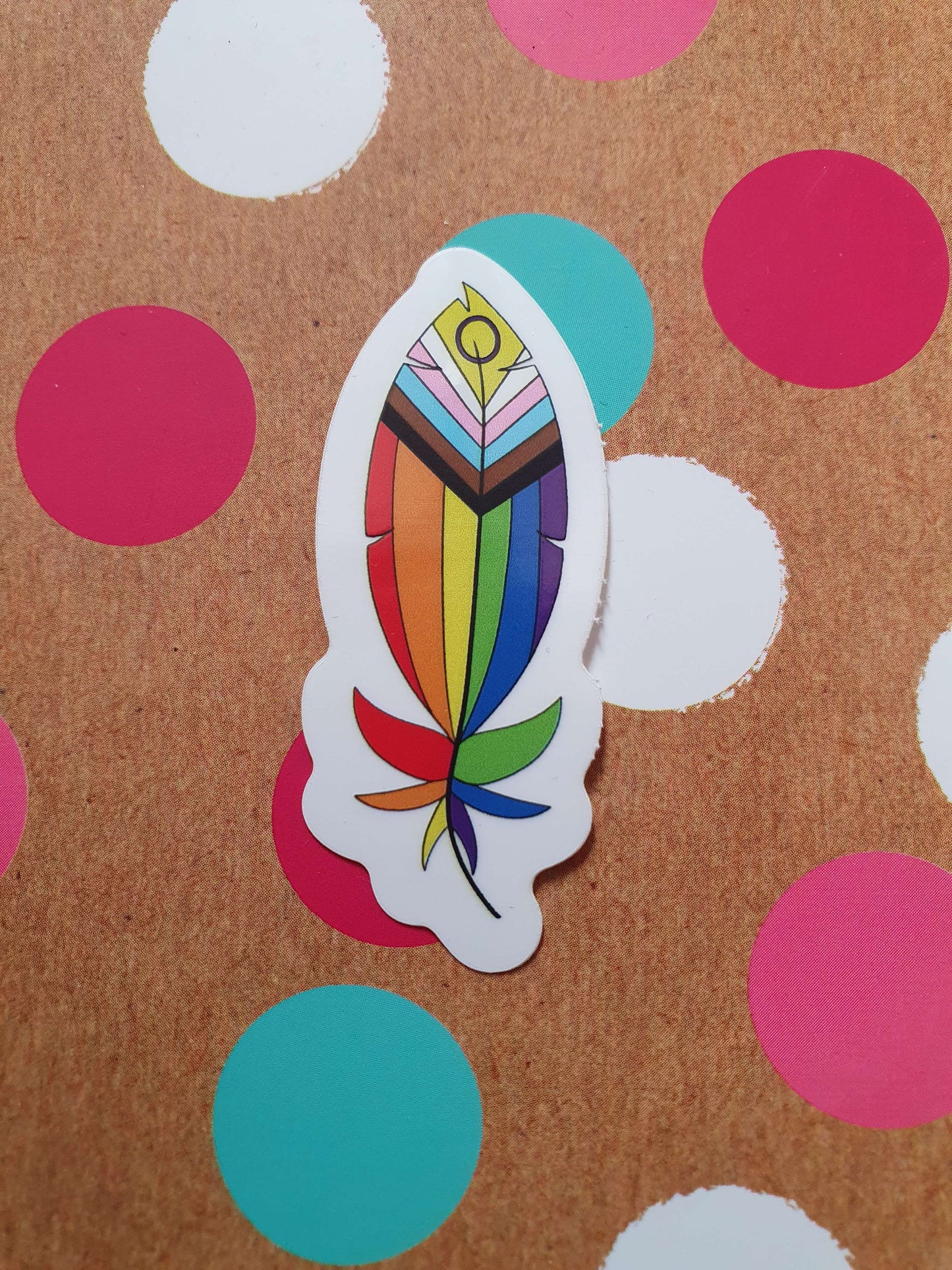 Pride Feather Stickers