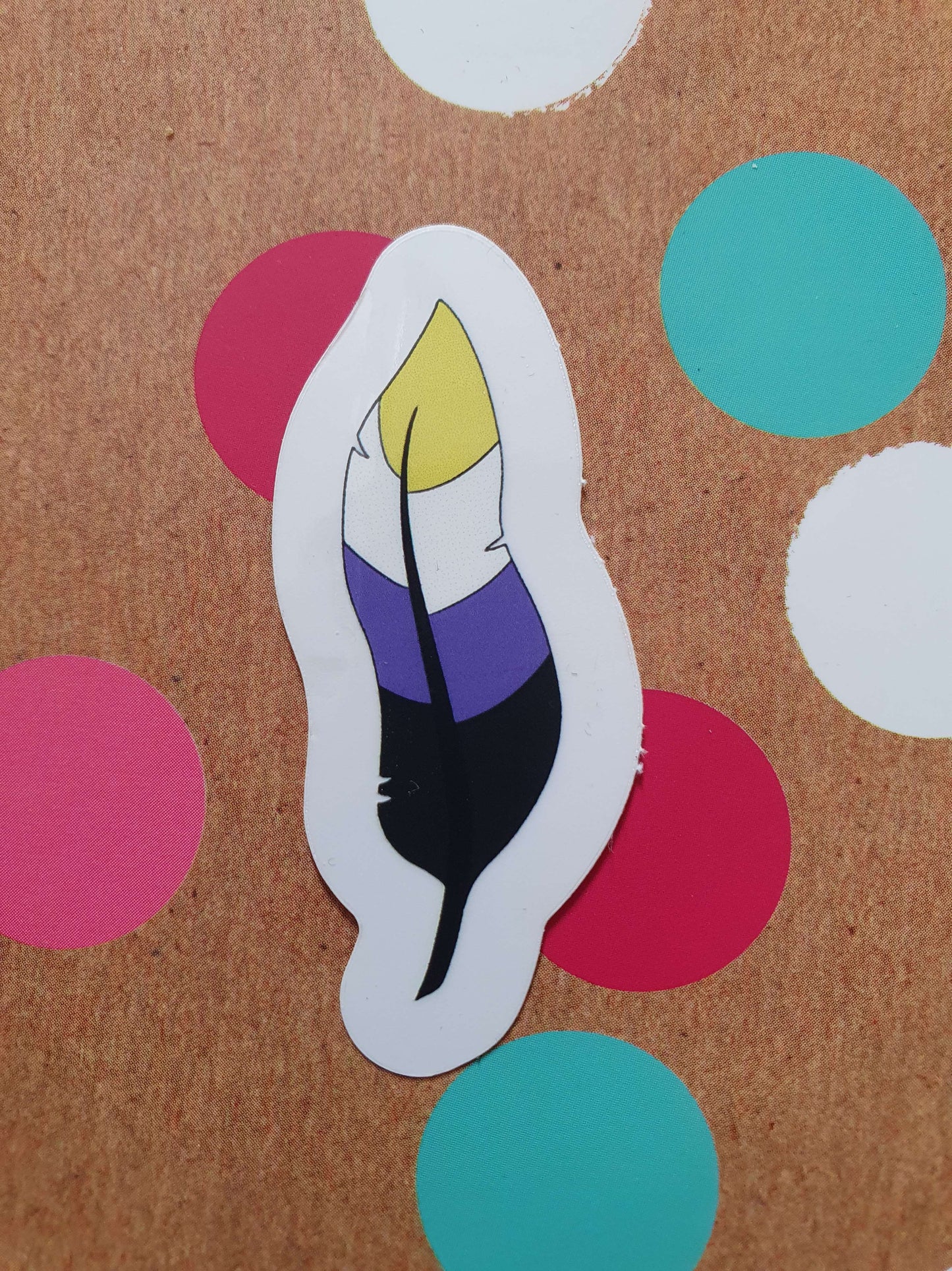 Pride Feather Stickers