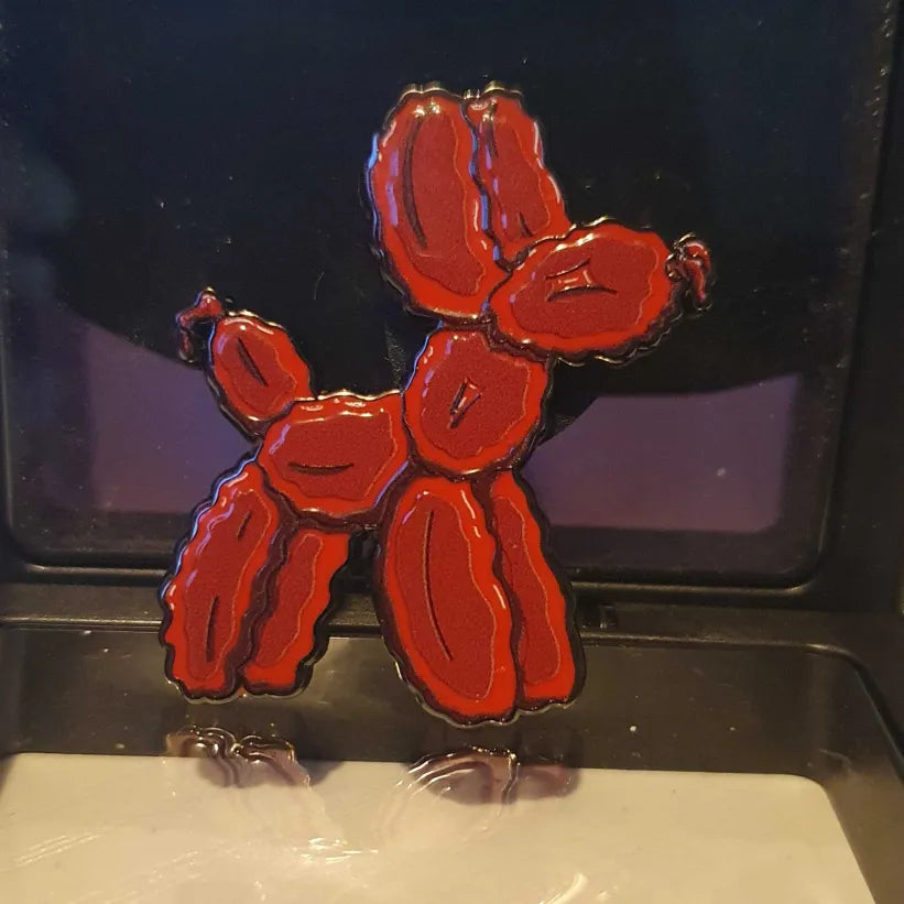 Intestine Balloon Dog Pin