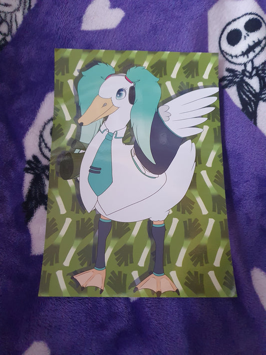 Quacktsune Miku Print