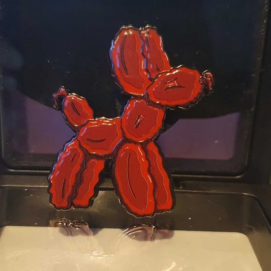 Intestine Balloon Dog Pin